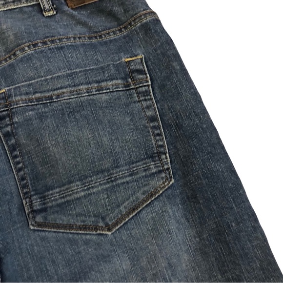 Lee Relaxed Bootcut Men’s Jeans Size 36 waist - distressed faded Western - Picture 15 of 16